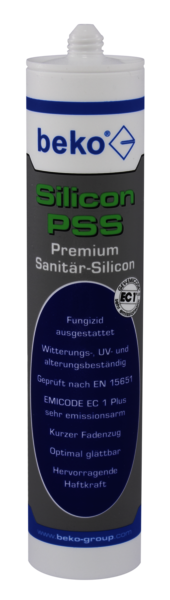 beko Silicon PSS Premium-Sanitär-Silicon 310 ml TRANSPARENT